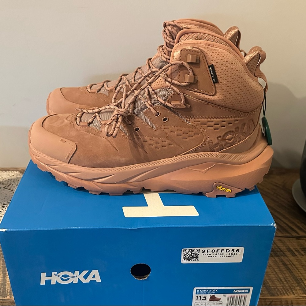 Hoka Brown Hiking Boots